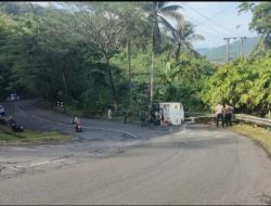 Jalur Ekstrem Cikidang Makan Korban, Truk Tangki Solar Terguling