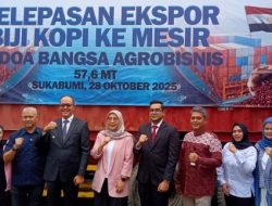 Wali Kota Sukabumi Lepas Ekspor Perdana Kopi ke Mesir, Bukti Produk Lokal Kian Dilirik Dunia