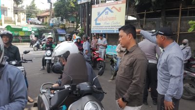Ratusan Kendaraan Terjaring di Hari Pertama Opsen PKB Sukabumi