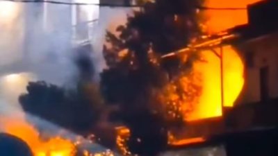 Kebakaran Hebat Hanguskan Ruko di Sukalarang Sukabumi, Api Berhasil Dipadamkan