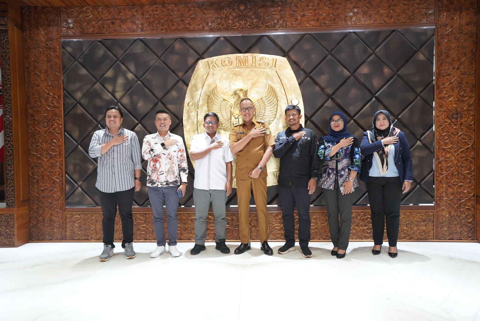 Pemilu 2024 Dievaluasi, Wali Kota Sukabumi Bertemu KPU RI