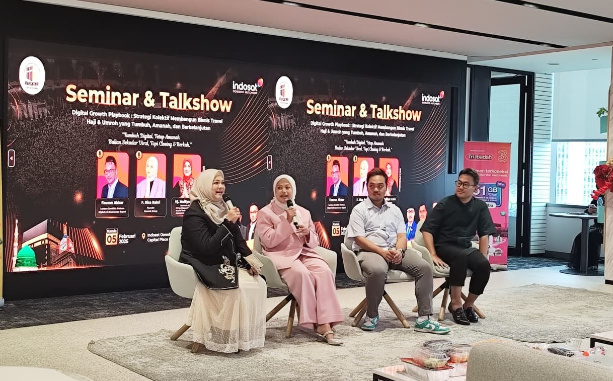 Gandeng Indosat, Asosiasi BERSATHU Dorong Transformasi Digital Travel Haji dan Umroh