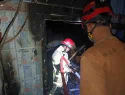 Diduga Akibat Arus Pendek, Rumah Milik Endin Casmita di Desa Girijaya Terbakar Hebat