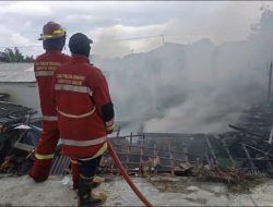 Diduga Korsleting Listrik, Pemukiman Padat di Warnasari Sukabumi Ludes Terbakar