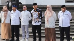 Ketua DPRD Kabupaten Sukabumi Hadiri Pertemuan Pimpinan Daerah se-Jabar di Halaman Gedung Sate
