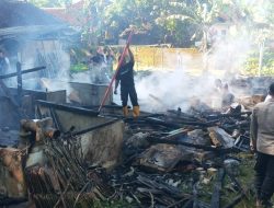 Kebakaran Hebat Melanda Surade Sukabumi, Satu Rumah Milik Warga Hangus
