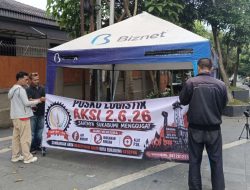 Jelang Aksi 2 Juni, Forum RT/RW Kota Sukabumi Dirikan Posko Logistik di Depan Balai Kota