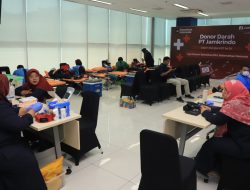 PT Jamkrindo dan PMI Berkolaborasi mengadakan donor darah sebagai bentuk kepedulian pada sesama