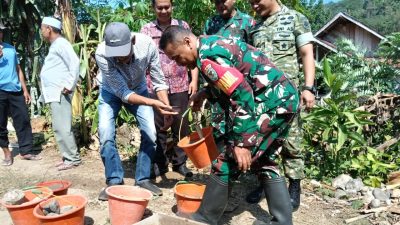 Dandim 0622 Sukabumi Mulai Pembangunan Jembatan Gantung Perintis, Perkuat Akses Tiga Desa di Tegalbuleud