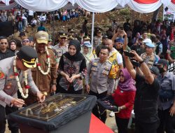 embatan Gantung Prima Jantake Kembali Kokoh, Polres Sukabumi Kota Hadirkan Akses Aman bagi Warga