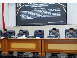 DPRD Kabupaten Sukabumi Bedah Penyertaan Modal dan Perda Ketenagakerjaan di Paripurna