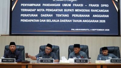 Fraksi DPRD Kabupaten Sukabumi Soroti TPP ASN, Infrastruktur hingga Kemandirian Fiskal