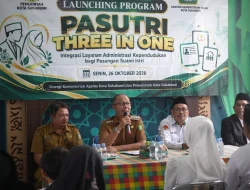 Menikah di Sukabumi Kini Bisa Urus 3 Dokumen Sekaligus Lewat Pasutri Three in One