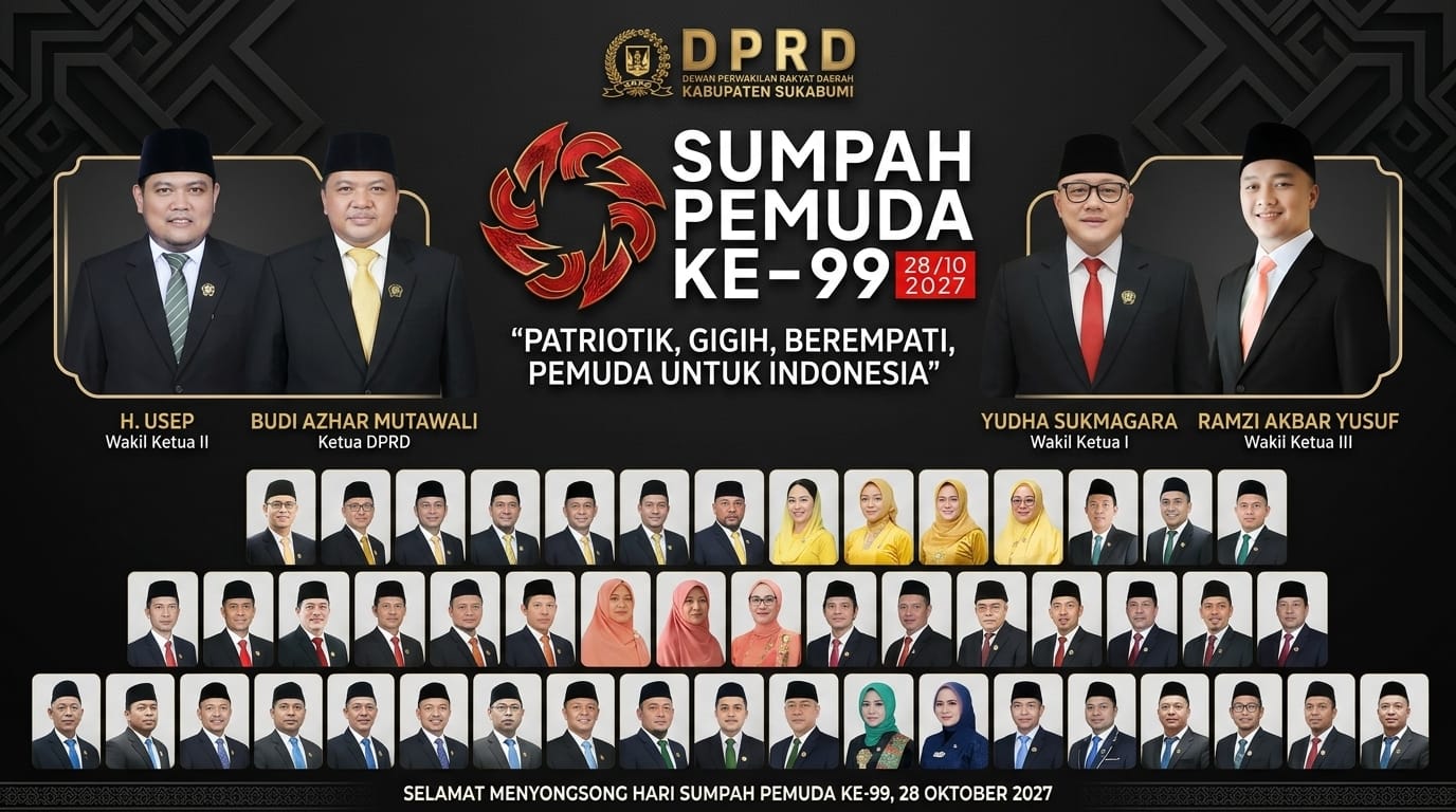 Hari Sumpah Pemuda ke-98, DPRD Sukabumi Dorong Peran Generasi Muda
