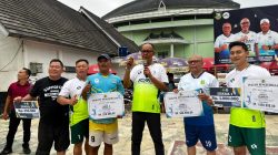 Serunya Duel Voli IGORNAS dan Pejabat Sukabumi, Tim AZAKI Keluar sebagai Pemenang