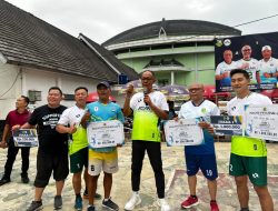 Serunya Duel Voli IGORNAS dan Pejabat Sukabumi, Tim AZAKI Keluar sebagai Pemenang